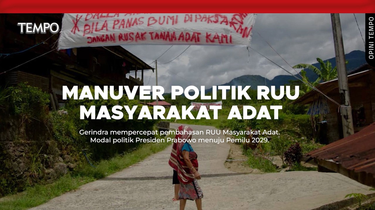 Modal Politik dari Masyarakat Adat | Opini Tempo cover art