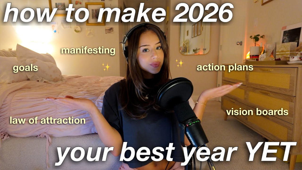YOUR GUIDE TO MANIFESTING YOUR DREAM LIFE IN 2026 | the law of attraction, vision boards, & desires cover art