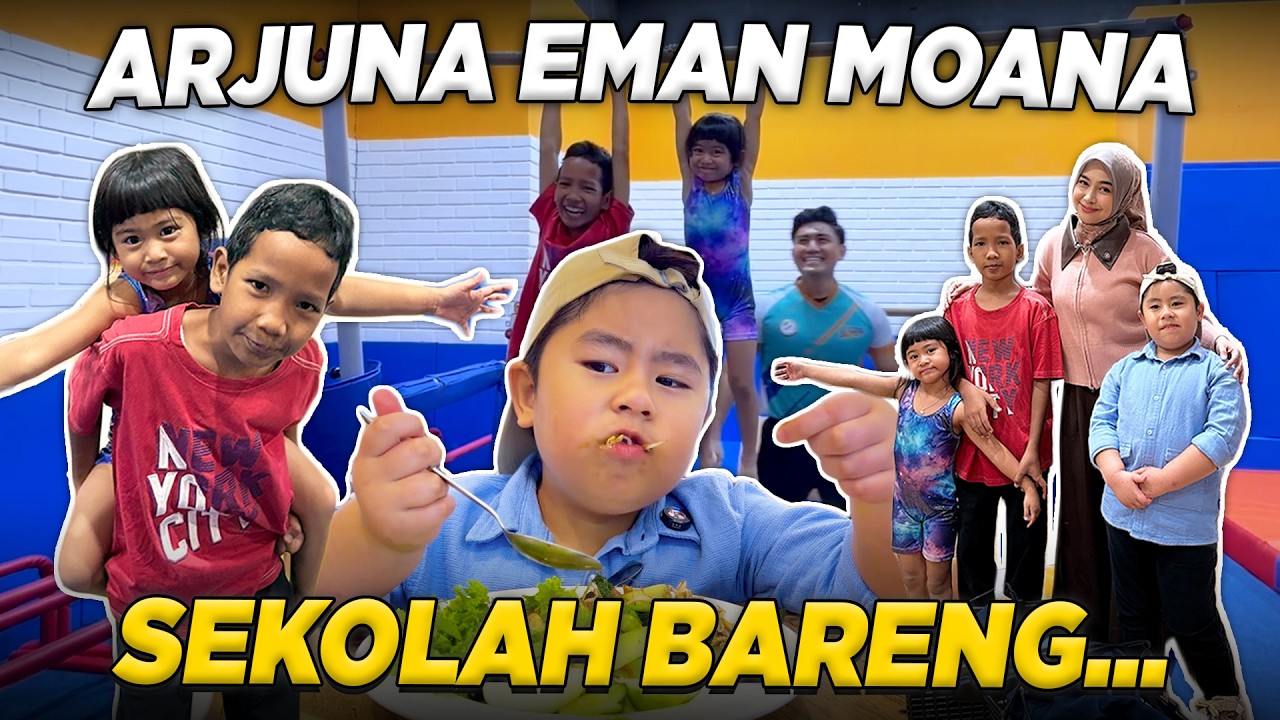 GILIRAN ARJUNA EMAN MOANA SHOPPING SEPUASNYA!! Sekolah Bareng.. cover art