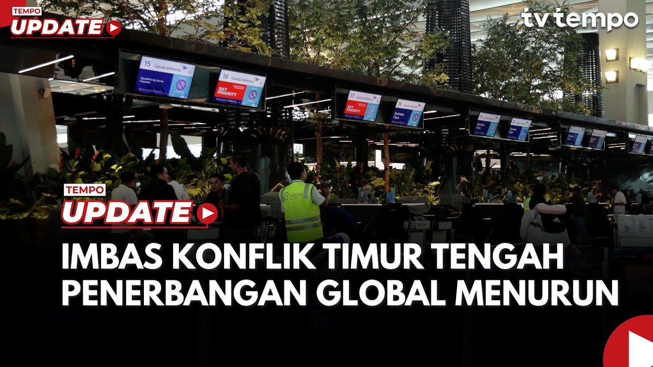 Imbas Konflik Timur Tengah Penerbangan Global Menurun cover art
