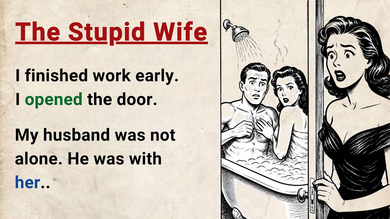 Learn English through Stories Level 3 ⭐ The Stupid Wife - Improve your English | English Audio Story cover art