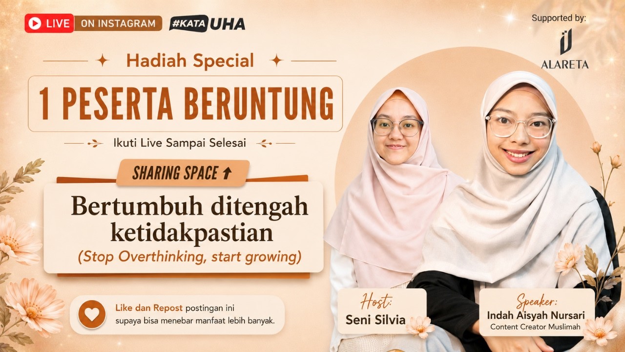 Bertumbuh di Tengah Ketidakpastian (Stop Overthinking, Start Growing) - Sharing Space cover art