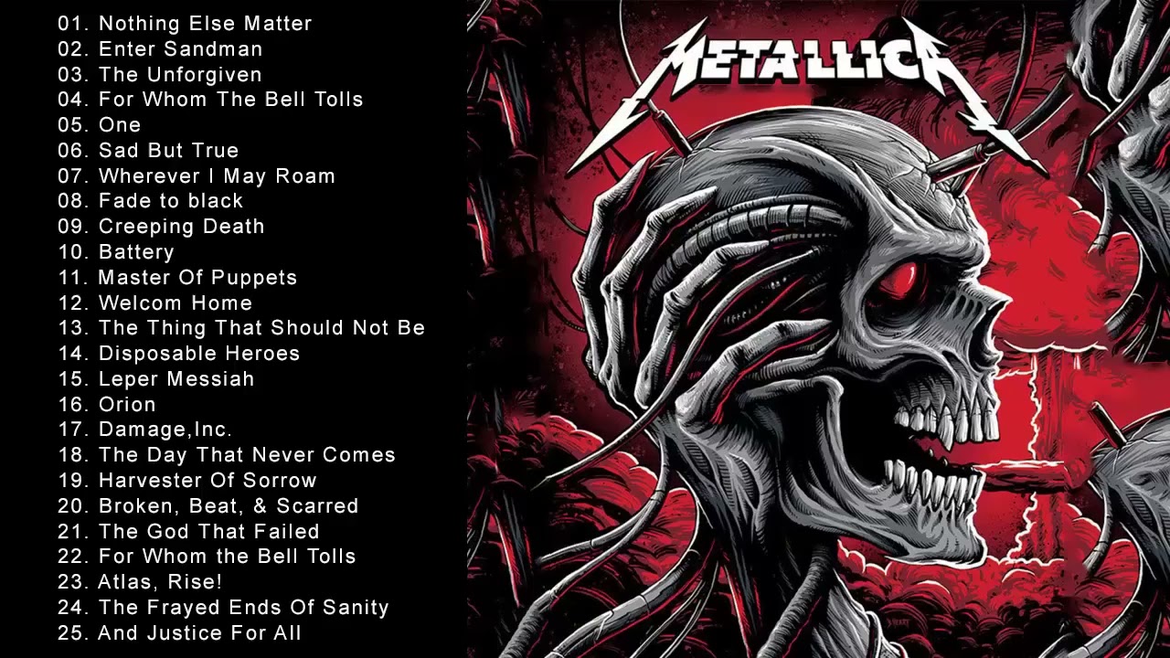 Best Of Metallica - Metallica Greatest Hits full Album by lex2you Music cover art