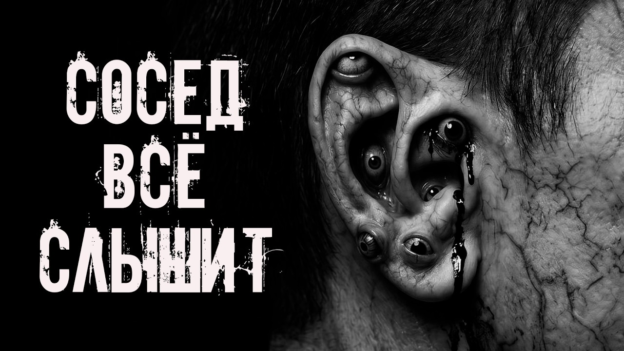 Сосед всё слышит! Страшные истории на ночь. Страшилки на ночь cover art