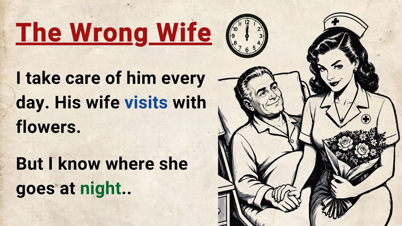 Learn English through Stories Level 3 ⭐ The Wrong Wife - Improve your English | English Audio Story cover art