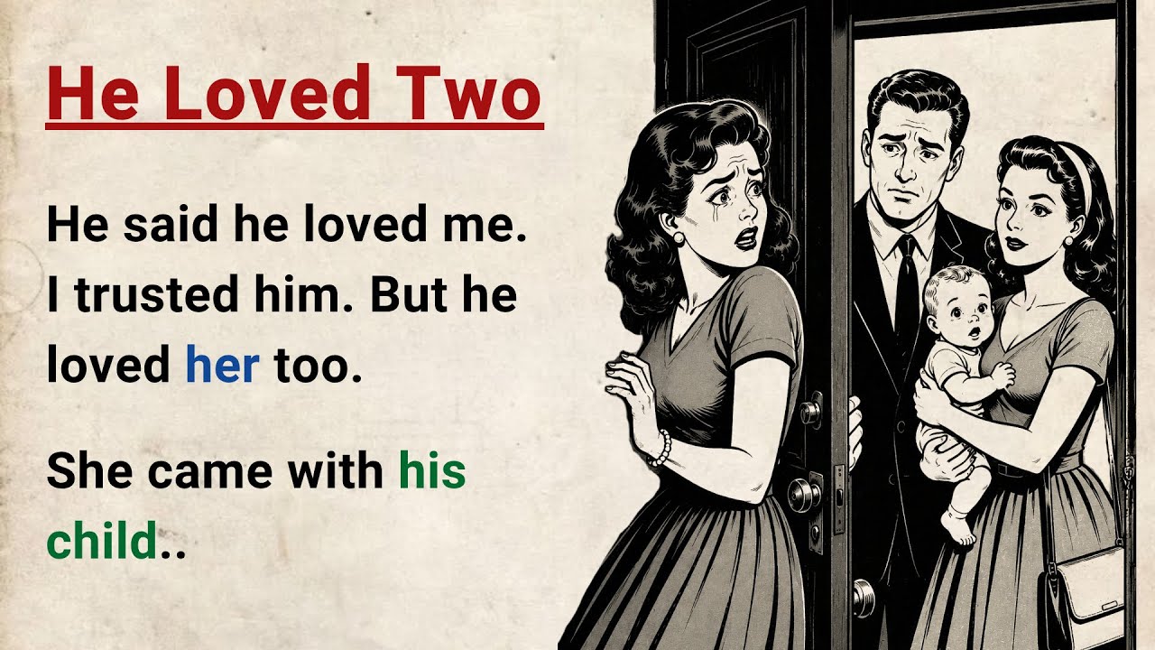 Learn English through Stories Level 3 ⭐ He Loved Two - Improve your English | English Audio Podcast cover art