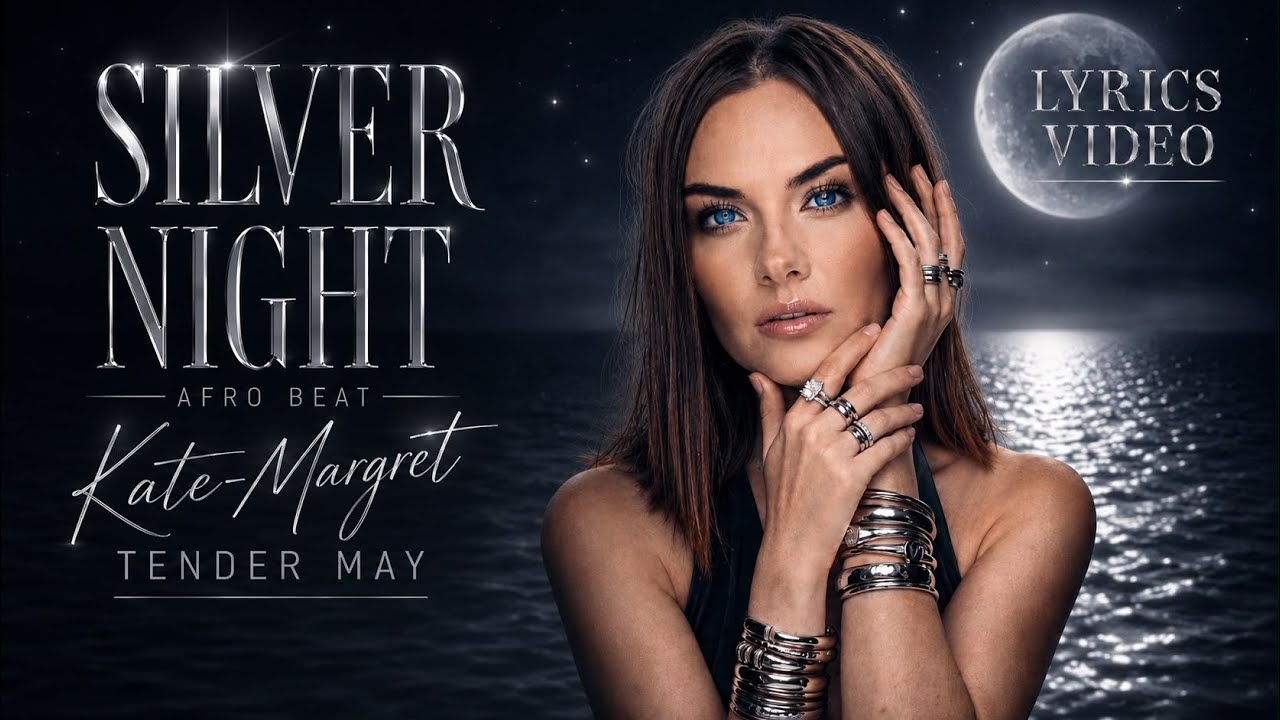 Silver Night (Afrobeat) - Kate-Margret, Tender May [Lyrics video] cover art