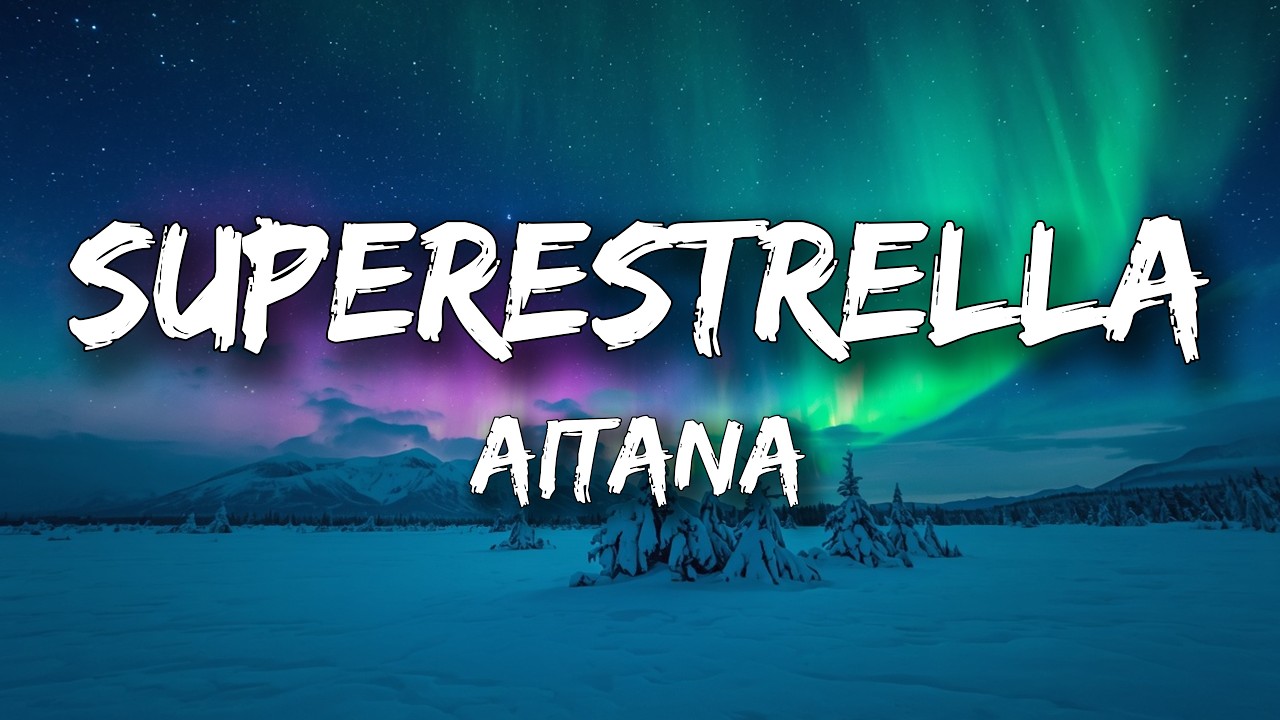 Aitana - SUPERESTRELLA (Letra/Lyrics) cover art