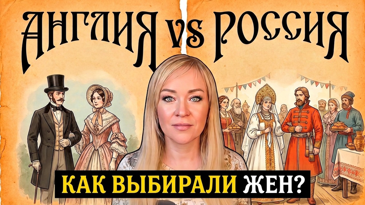 Носит тяжести и не ворчит: как на самом деле выбирали жен? Англия VS Россия/СБОРНИК cover art