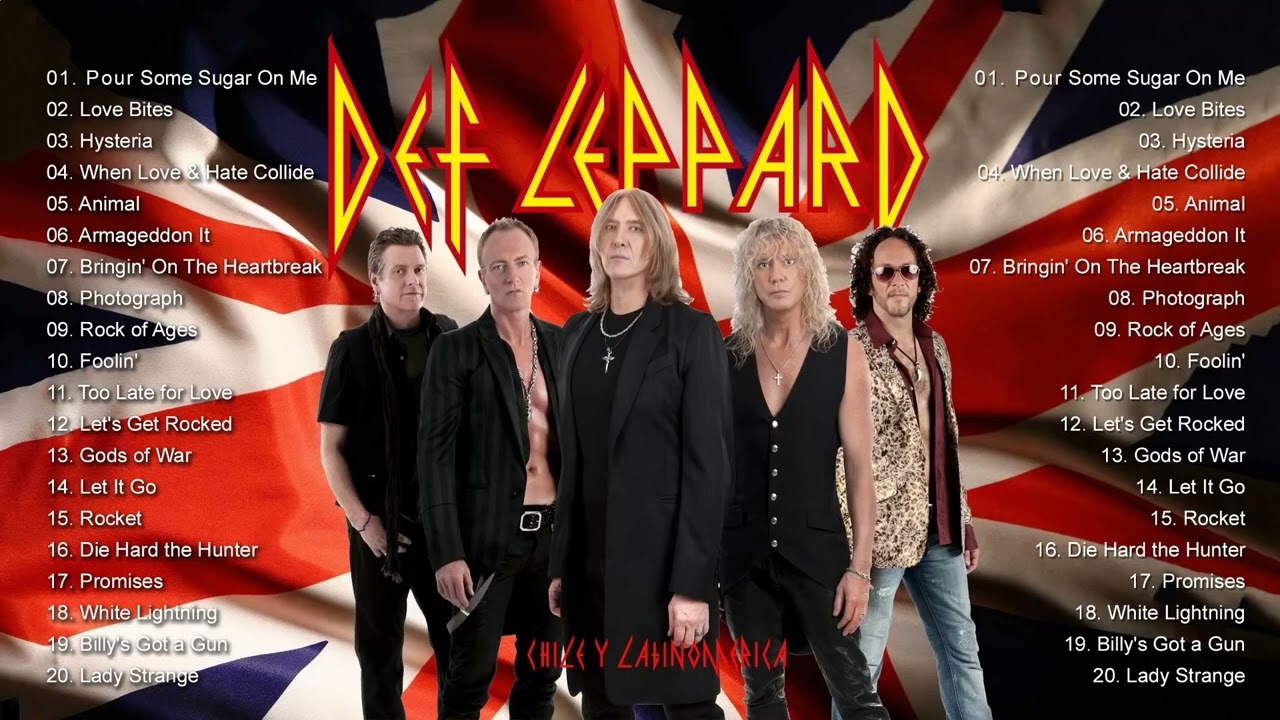 DefLeppard Greatest Hits Album - Best Songs Of DefLeppard Playlist 2021 by lex2you Music cover art