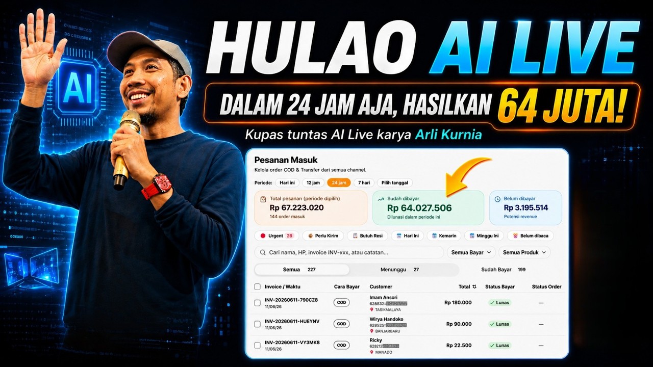 HULAO AI LIVE 24 jam cover art