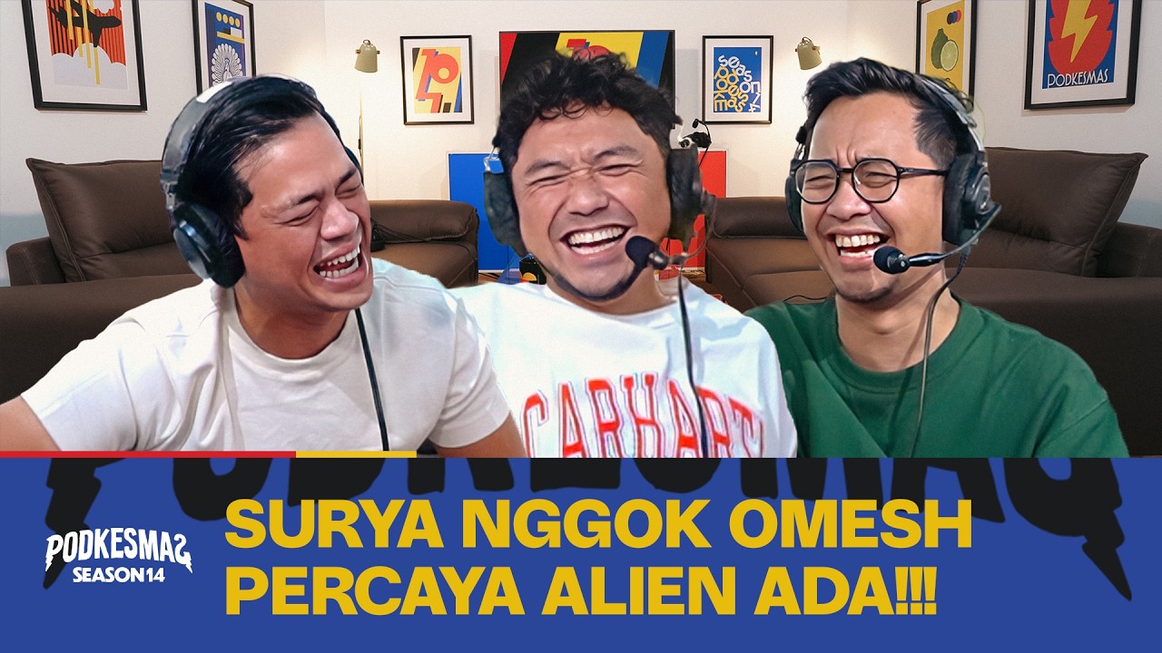 PODKESMAS - OMESH SURYA NGGOK NGOBROLIN KONSPIRASI UFO & ALIEN cover art
