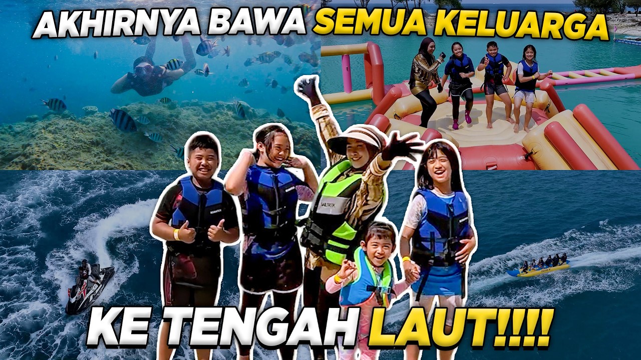 AKHIRNYA RICIS BAWA SEMUA KELUARGA KE TENGAH LAUT!!!! cover art
