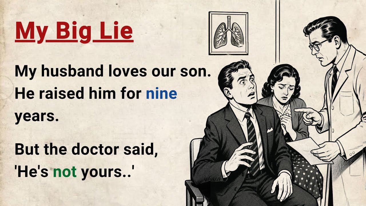 Learn English through Stories Level 3 ⭐ My Big Lie - Emotional English Story for Listening Practice cover art