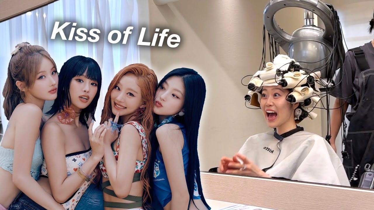 I Met One Of My Fave K-pop Groups (KISS OF LIFE) While Getting A Haircut cover art