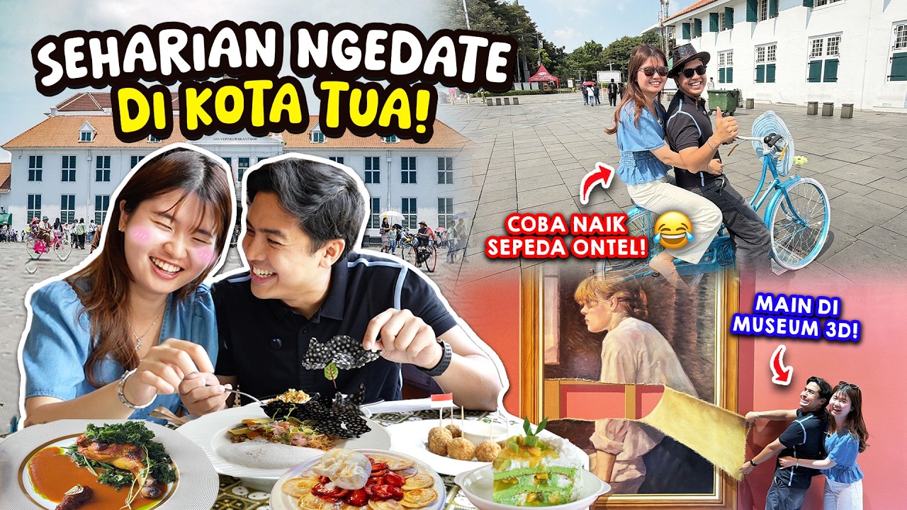 SEHARIAN NGEDATE KE KOTA TUA SAMA GRACIA! MAKAN DI RESTO BERSEJARAH & SEPEDAAN❤️| JEROME GRACIA VLOG cover art
