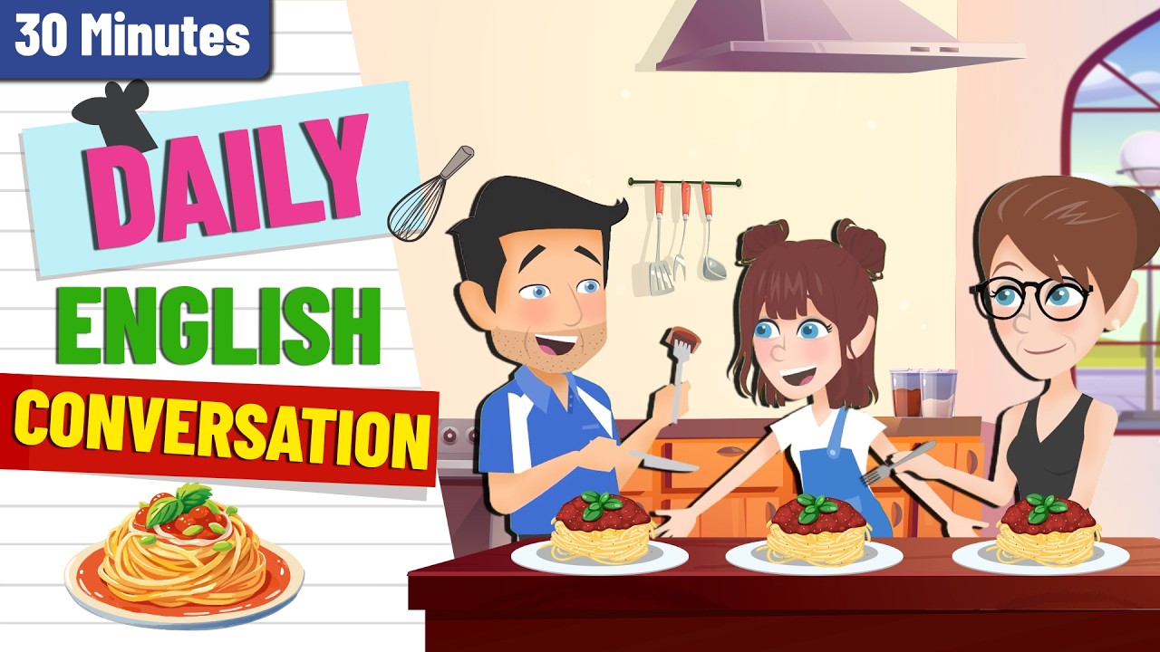 Daily English Conversations for English Speaking Practice | Family's Routine | Beginners English cover art