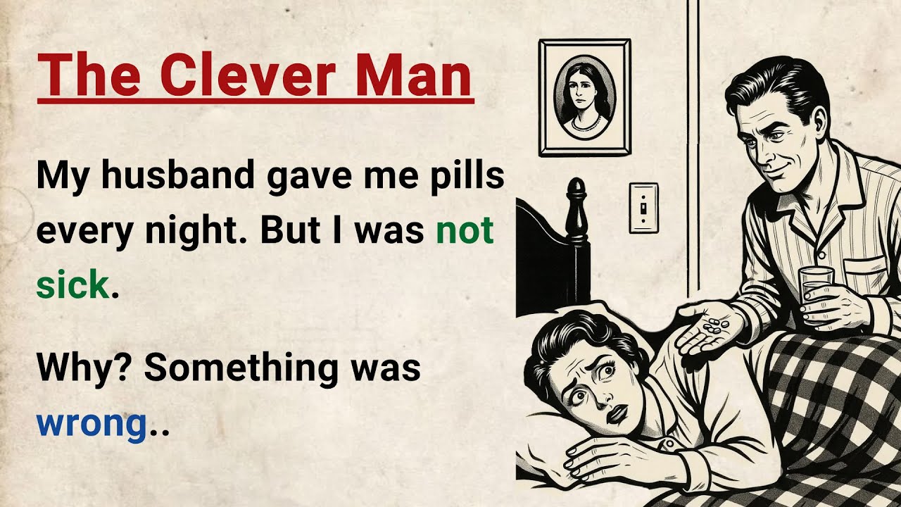 Learn English through Stories Level 3 ⭐ The Secret Pills - Emotional English Story for Listening cover art