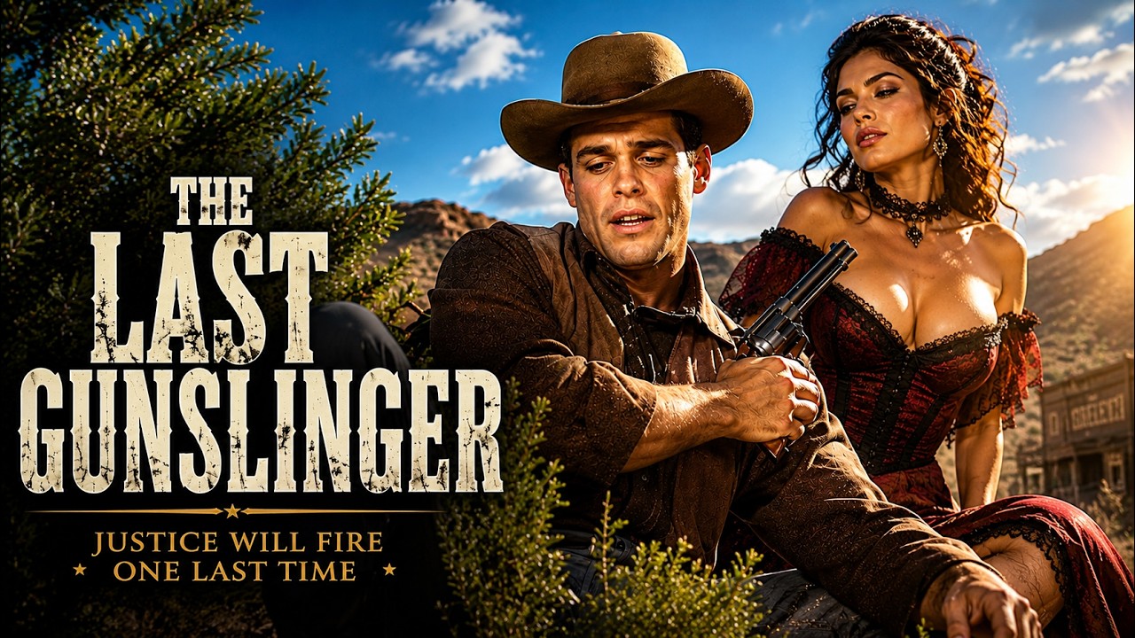 Why Did the Last Gunslinger Disappear Before Sunrise? Western Action Film | HD cover art