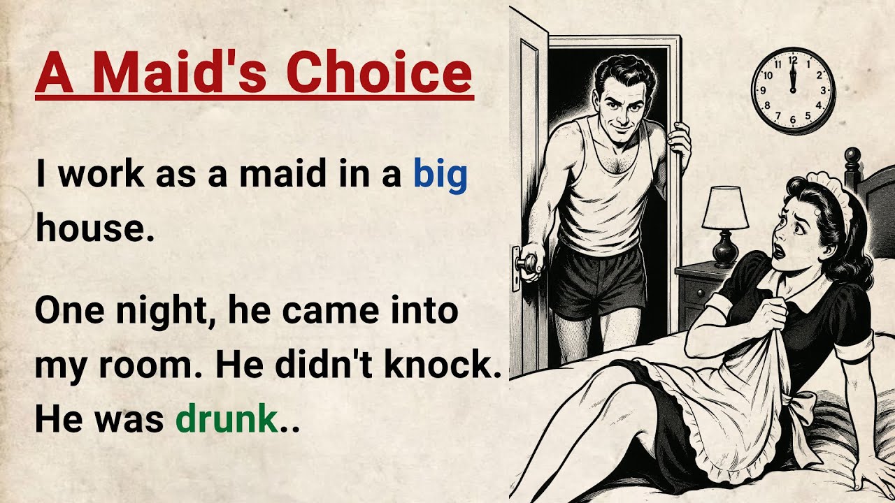 Learn English through Stories Level 3 ⭐ A Maid's Choice - Improve your English | English Audio Story cover art