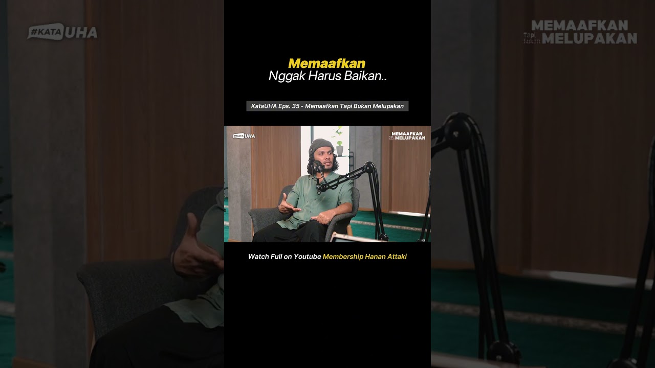 Memaafkan gak harus baikan... cover art