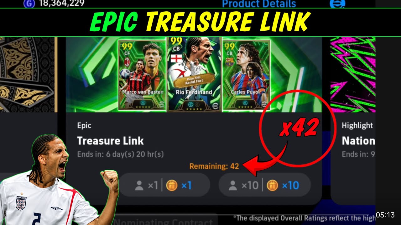 How Many Epics Can I Get in 42 Chance Deals? ๐คฏ | Treasure Link Pack Opening cover art