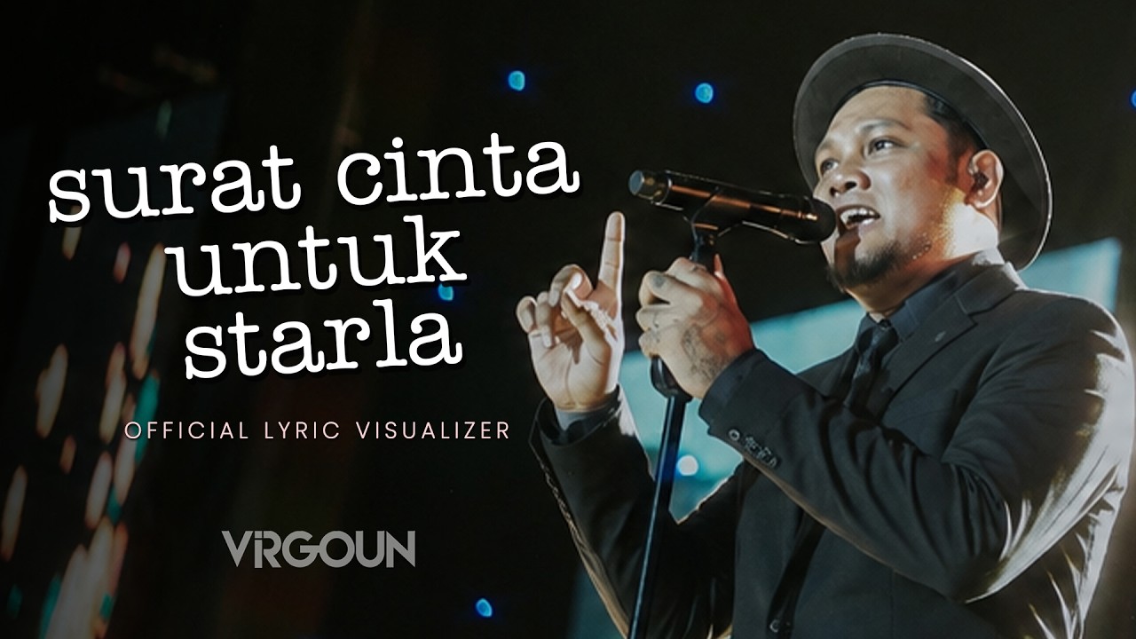 Virgoun - Surat Cinta Untuk Starla (Official Lyric Visualizer) cover art