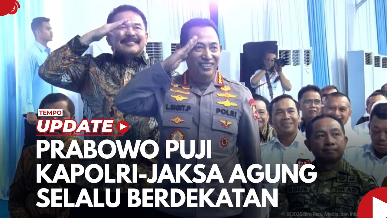 Prabowo Puji Kapolri-Jaksa Agung yang Selalu Berdekatan cover art