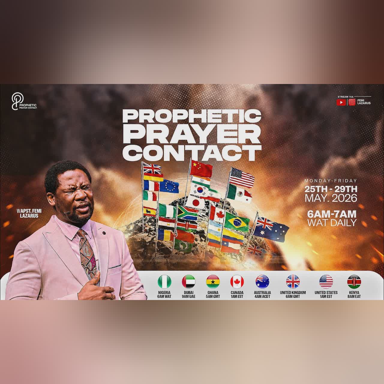 PROPHETIC PRAYER CONTACT || 25TH MAY 2026 cover art
