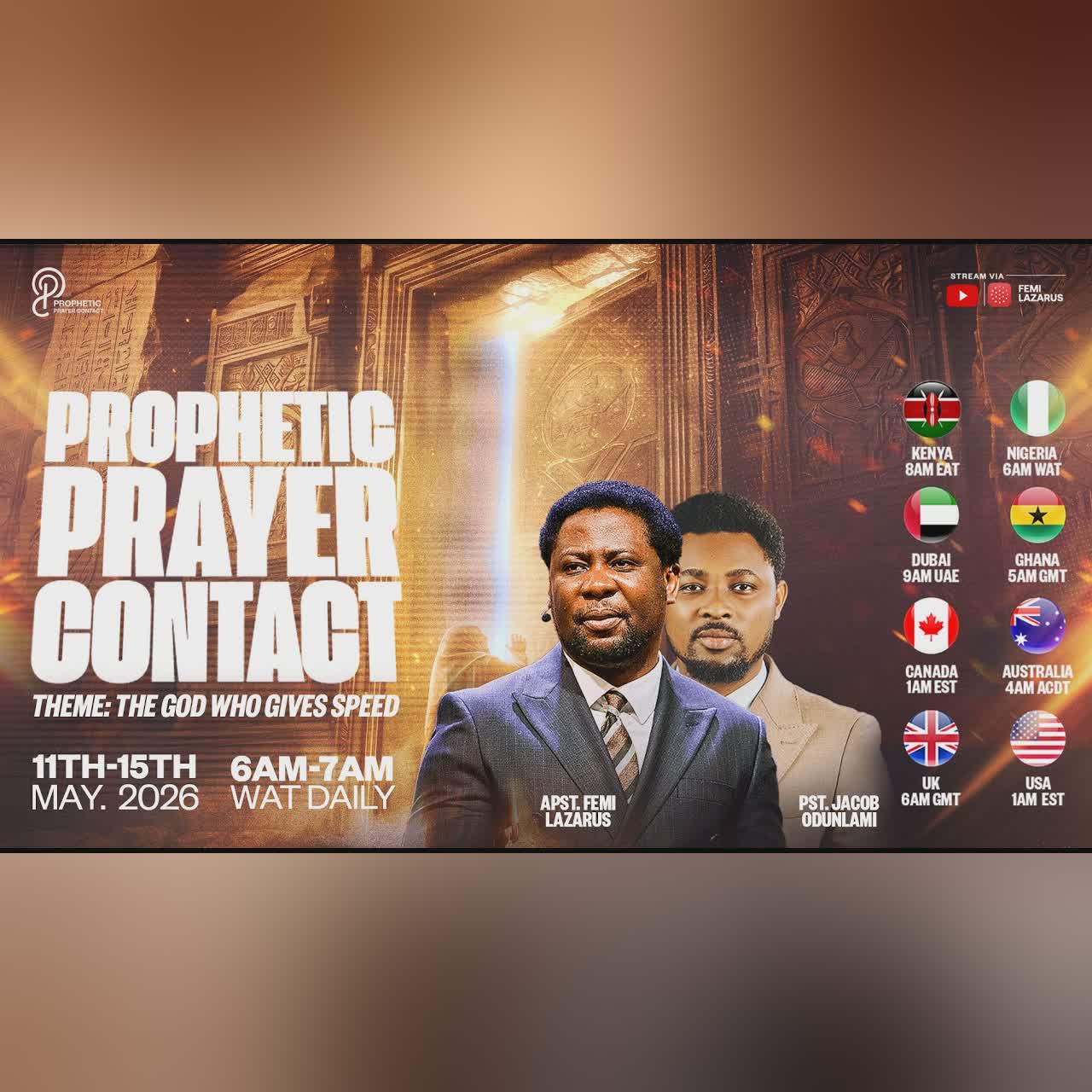 PROPHETIC PRAYER CONTACT || 14TH MAY 2026 cover art