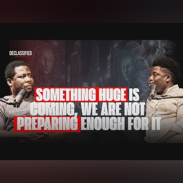 SOMETHING HUGE IS COMING, WE ARE NOT PREPARING ENOUGH FOR IT cover art