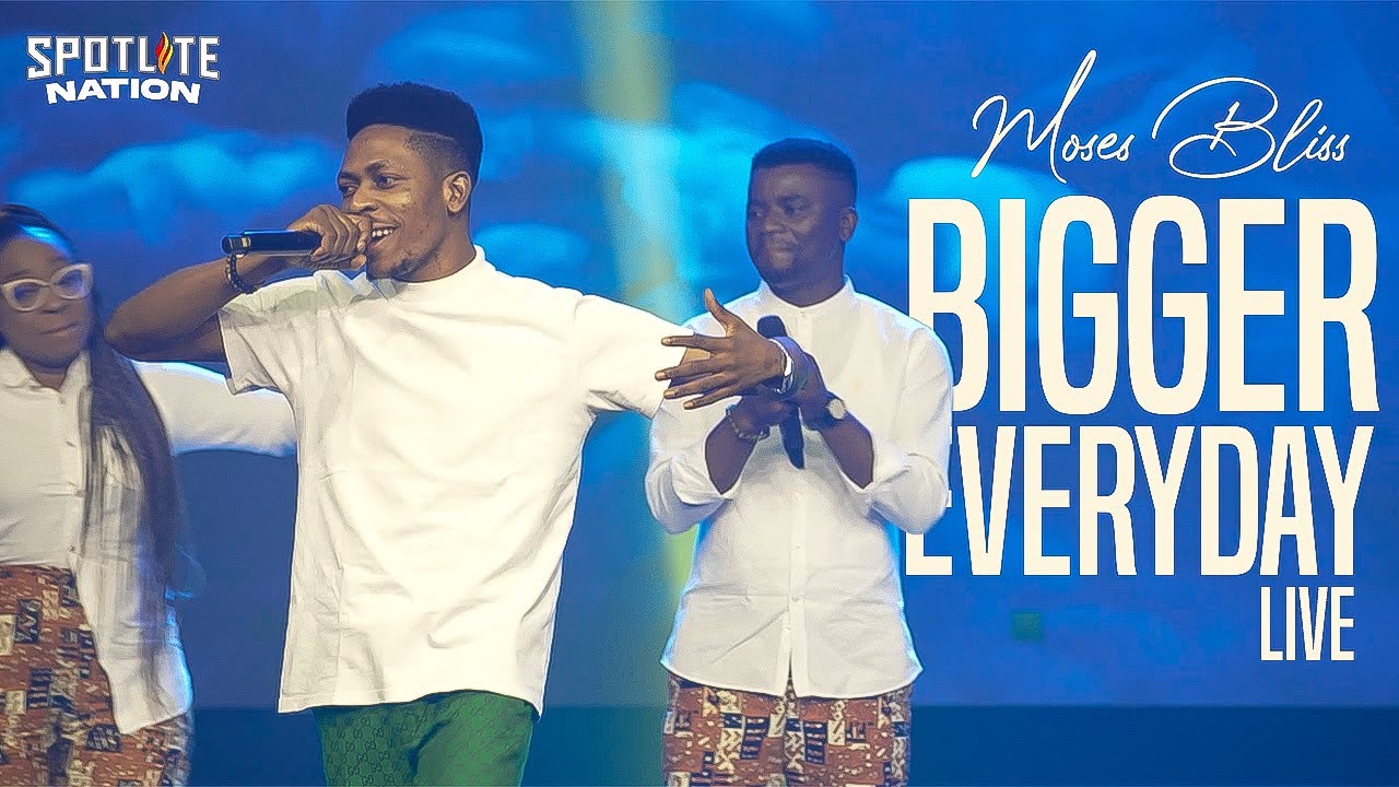 MOSES BLISS - BIGGER EVERYDAY( Special Version Live At Green Worship) cover art