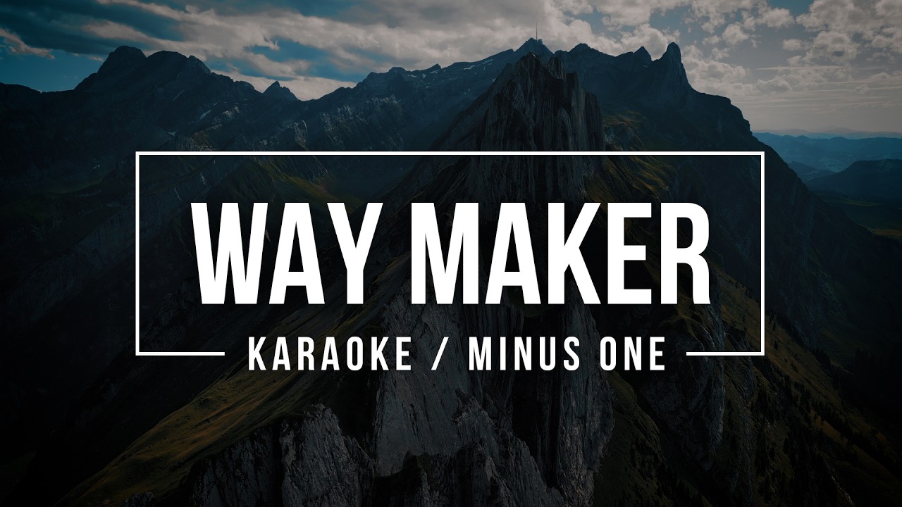 WAY MAKER Karaoke Lyrics (Leeland / Sinach) ✝️ Minus One / No Vocals / Instrumental