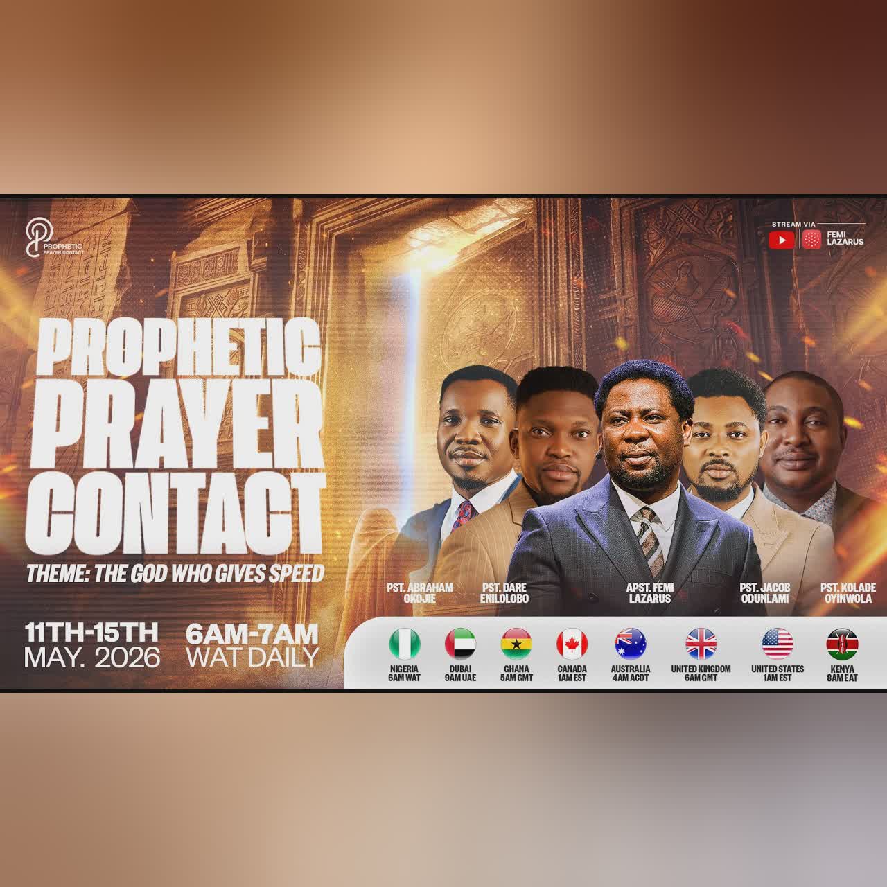 PROPHETIC PRAYER CONTACT || 11TH MAY 2026 cover art