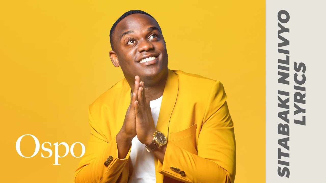 JOEL LWAGA - Sitabaki Nilivyo (Lyric Video)
