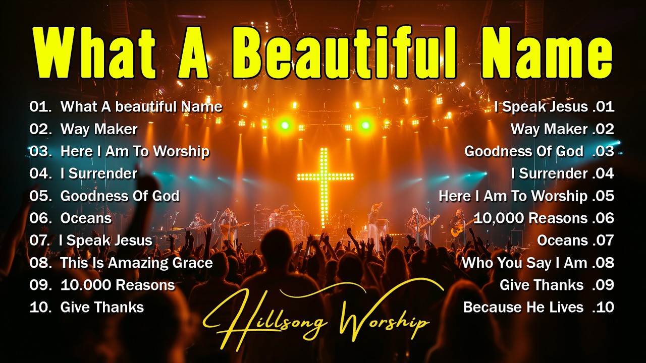 Worship Songs 2025 - What A Beautiful Name, Top Praise Songs Collection 2025, Best Christian Music cover art