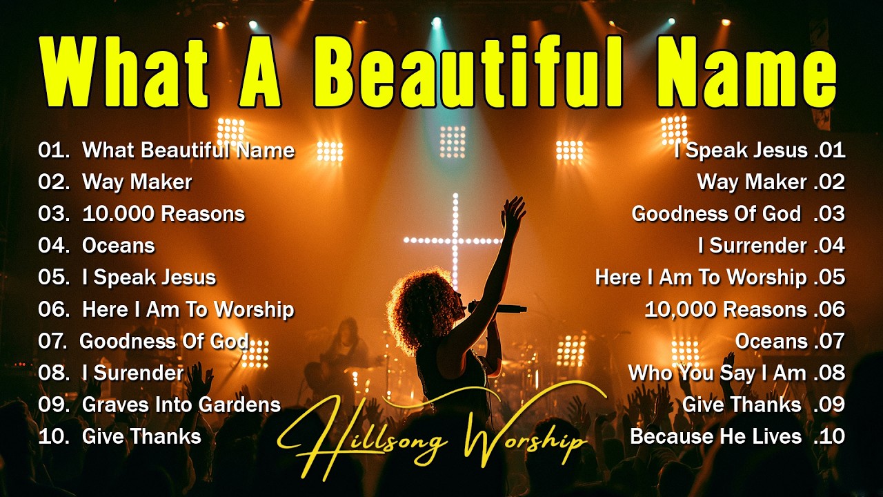 Worship Songs 2025 - What A Beautiful Name, Top Praise Songs Collection 2025, Best Christian Music cover art