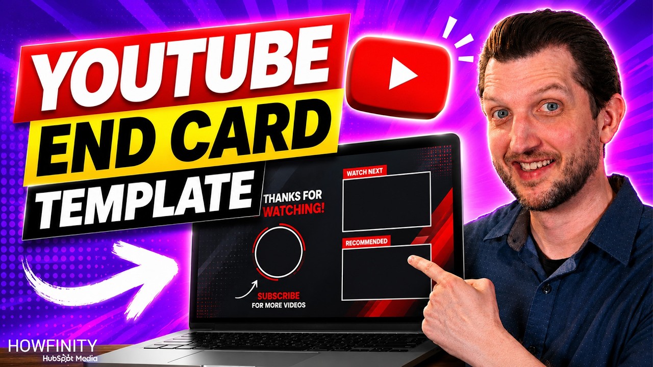 How To Make A YouTube End Card Template cover art