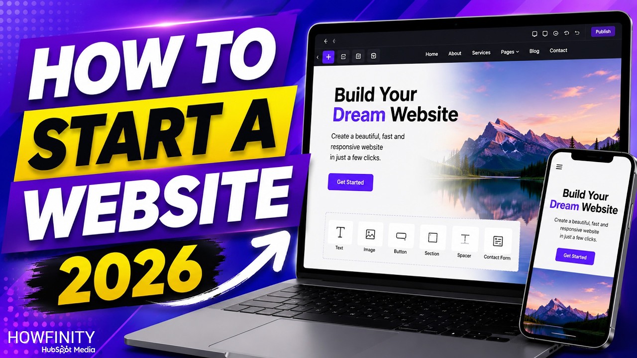 How to Start a Website with Hostinger in 2026 - Step By Step Guide cover art