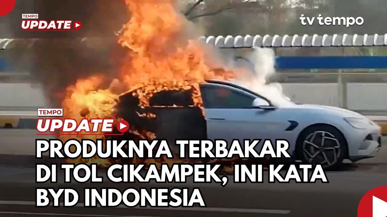 BYD Investigasi Insiden Terbakarnya BYD Seal di Tol Cikampek cover art