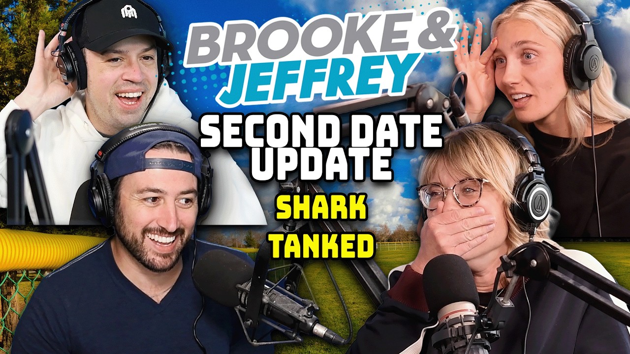 Second Date Update In Studio: Nathan and Trish (Shark Tanked) | Brooke and Jeffrey cover art