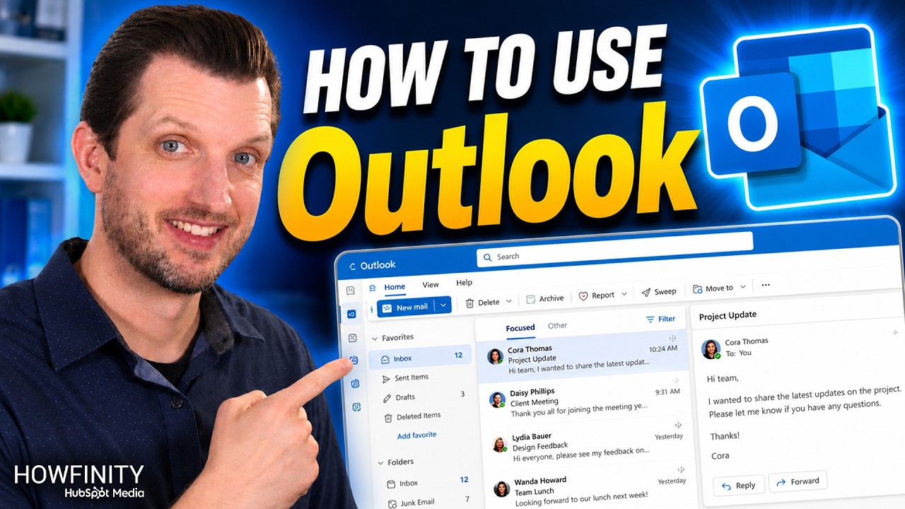 Outlook Tutorial For Beginners cover art