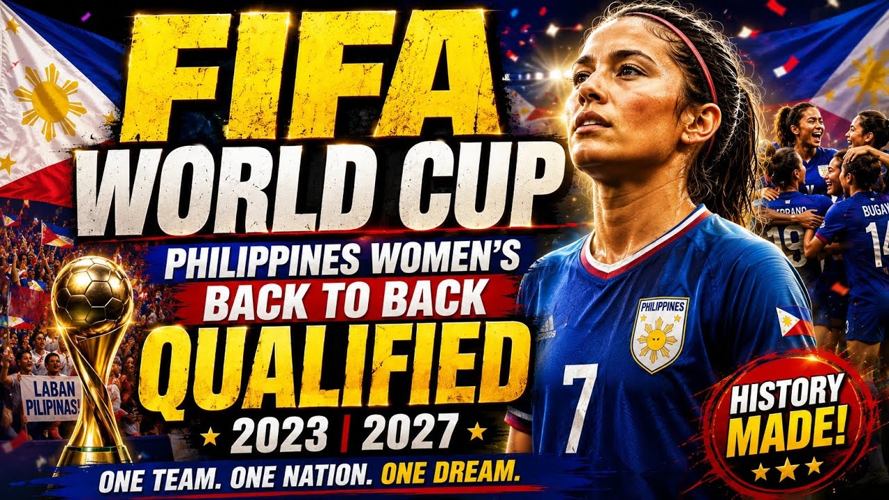 FIFA WORLD CUP! Philippines Women's Team Makes HISTORY with Back-to-Back Qualification! 🇵🇭 cover art