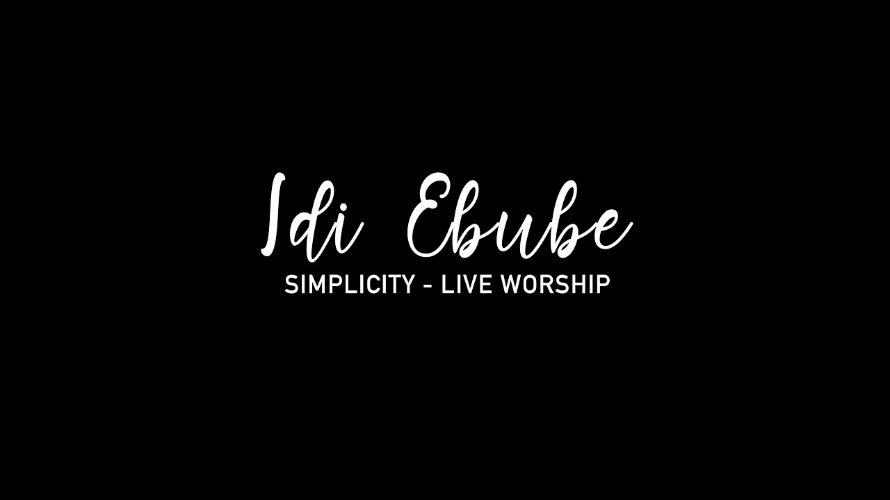 Idi Ebube (Lyric Video) - Gabriel Eziashi cover art