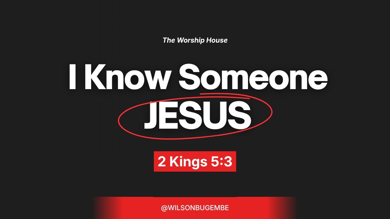 I Know Someone - Jesus! | 12 O'clock Sunday Service cover art