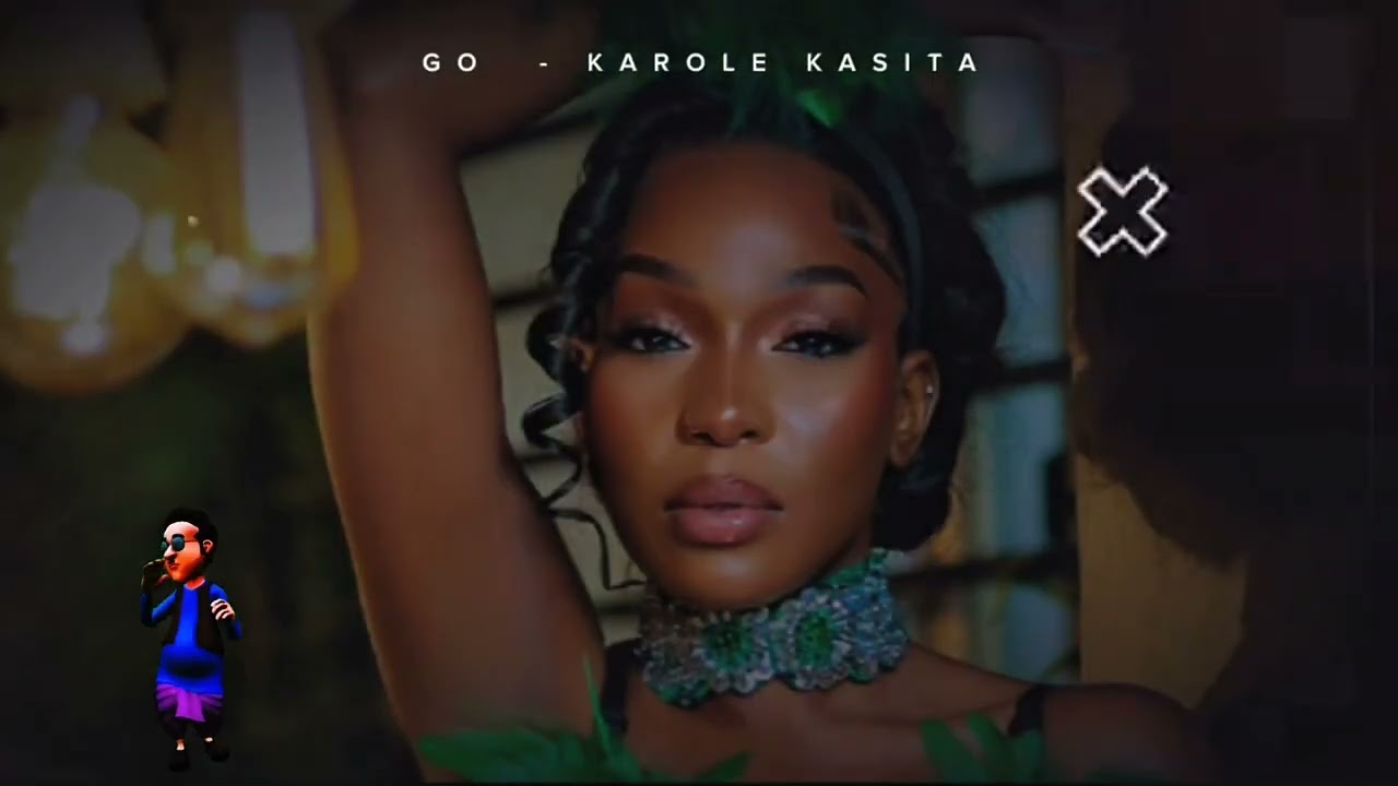 Go lyrics video by Karole Kasita cover art