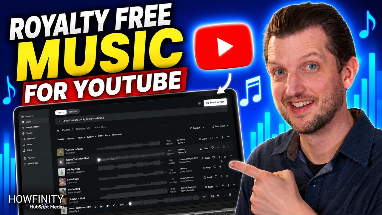 Find Royalty Free Music For Your YouTube Videos cover art