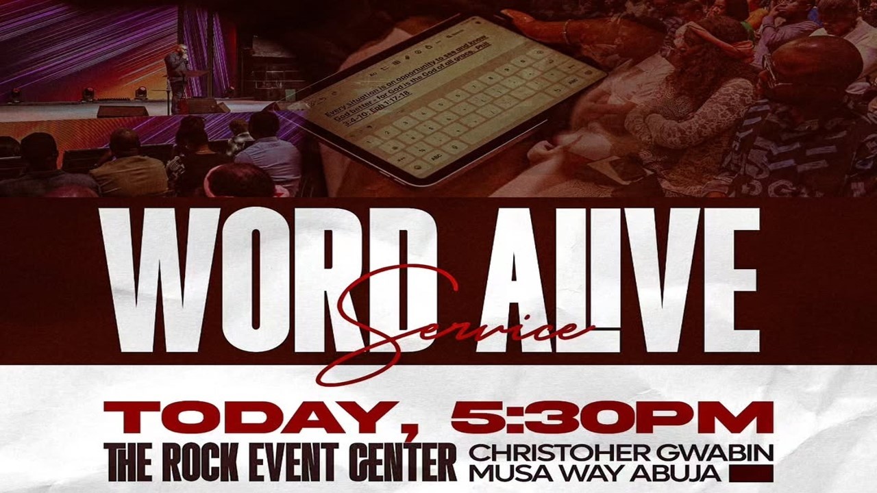 WORD ALIVE SERVICE || 6TH MAY 2026