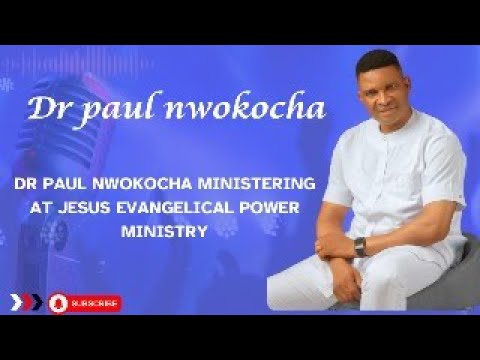 Dr paul nwokocha Ministering at Jesus evangelical power ministry  PT4 #music #music cover art