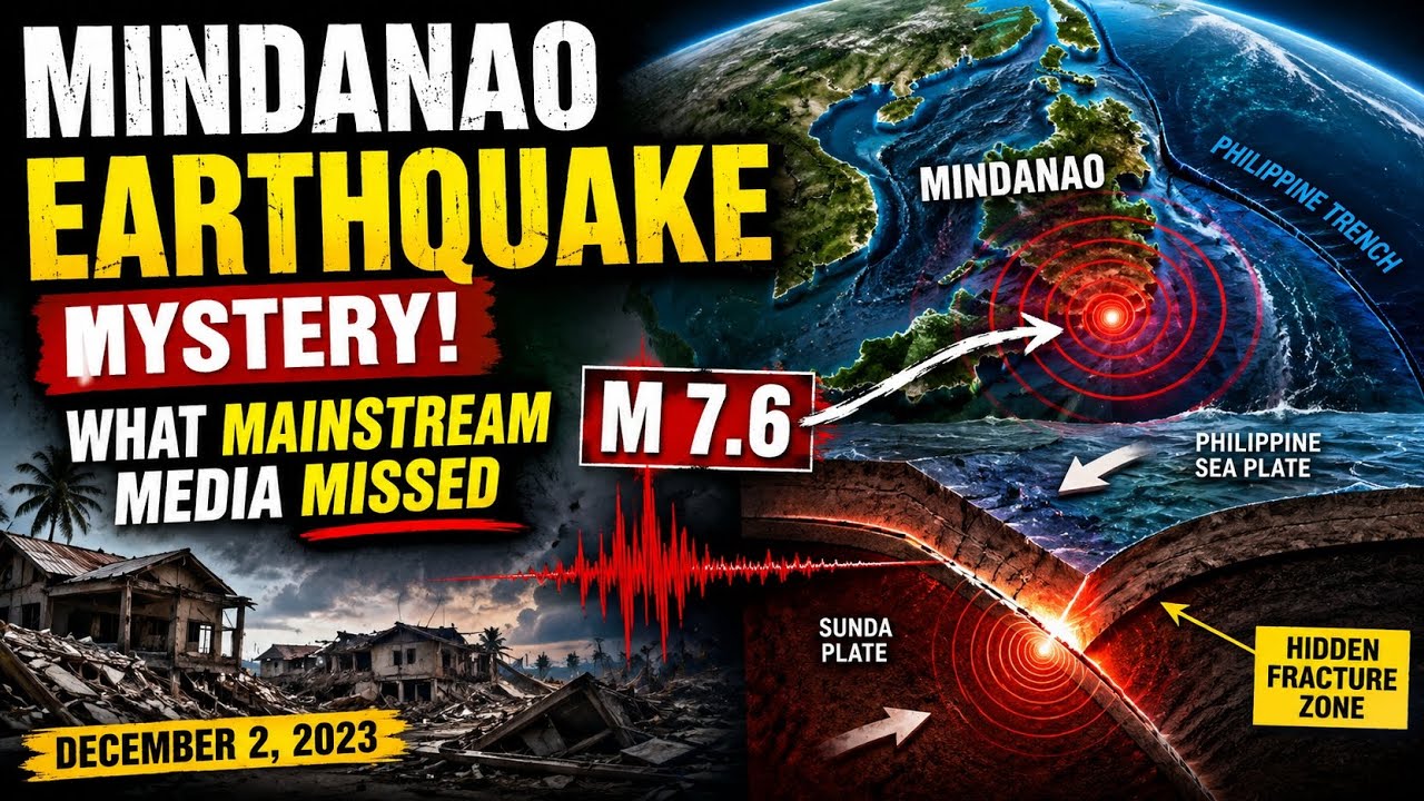 THE MINDANAO EARTHQUAKE MYSTERY: What Scientists Discovered After the 2023 M7.6 Shock cover art